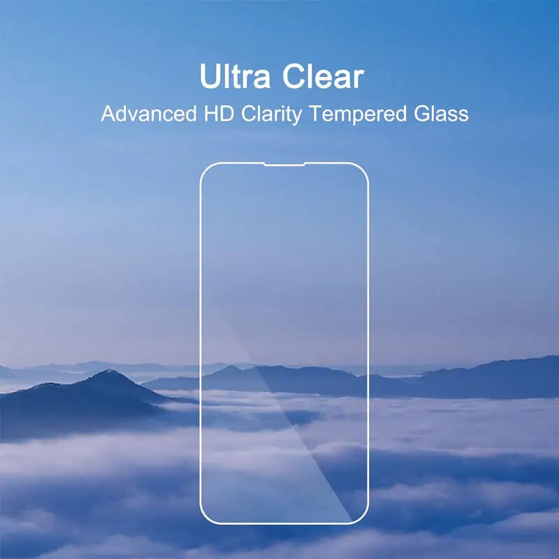 9H Tempered Glass Screen Protector for iPhone 11/12/13/14/15/16 Pro Max